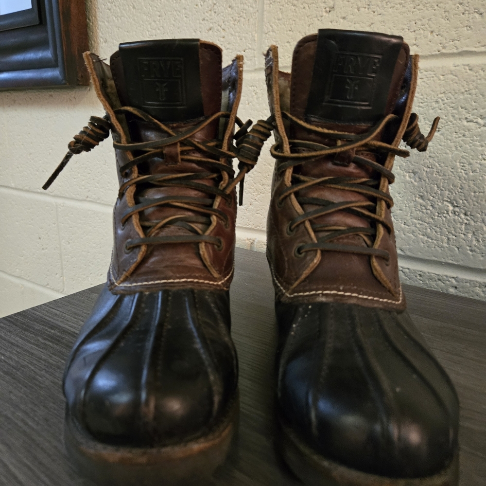 Frye Shearling Boots